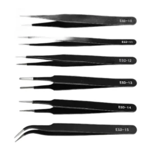 zestaw metalowych pęset — zdjęcie produktu