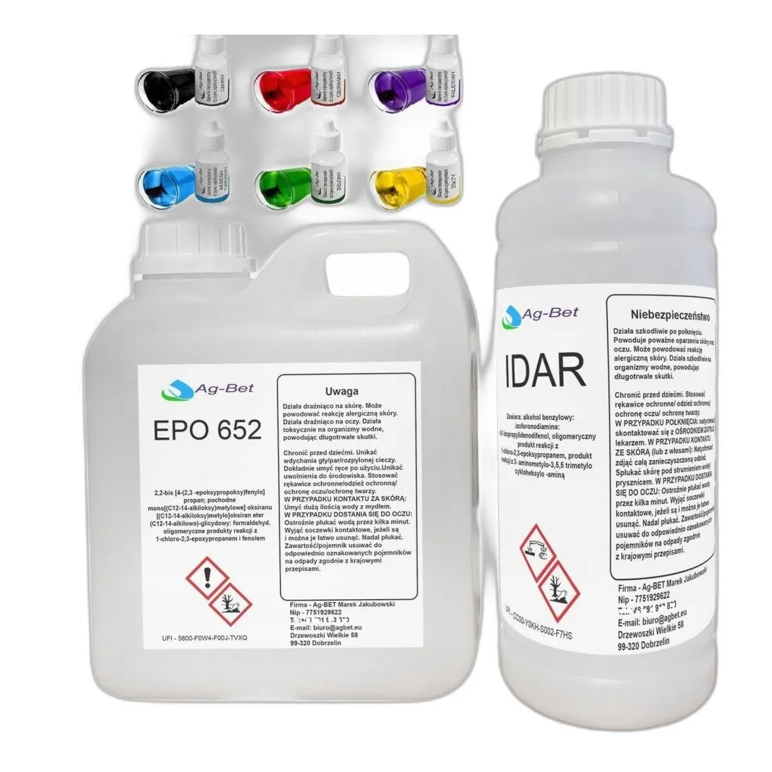 zestaw bezbarwnej żywicy kupić